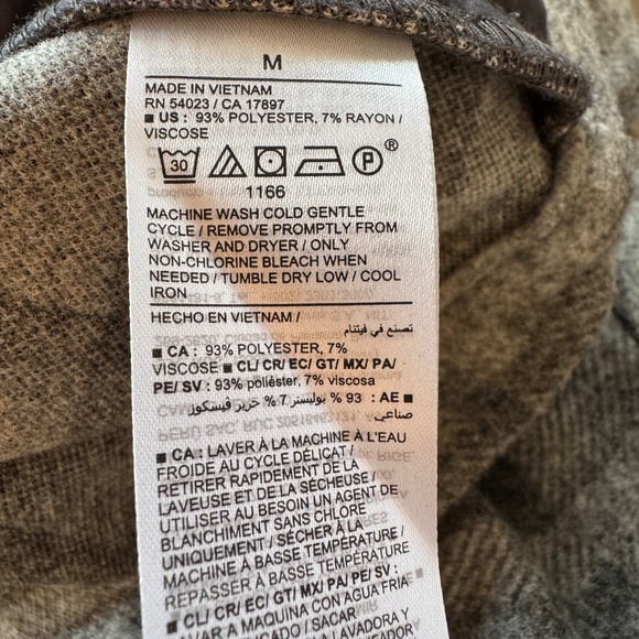 Old Navy Faux-Wool Crop Jacket Size Medium - Picture 7 of 7